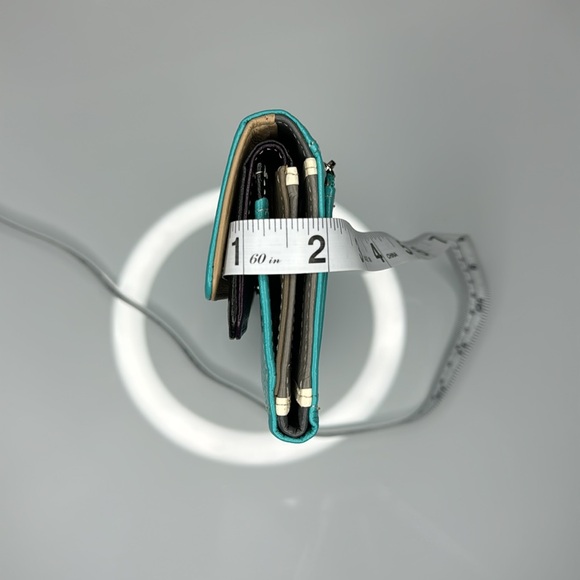 Vera Pelle multi color soft Italian leather long wallet - Picture 12 of 13